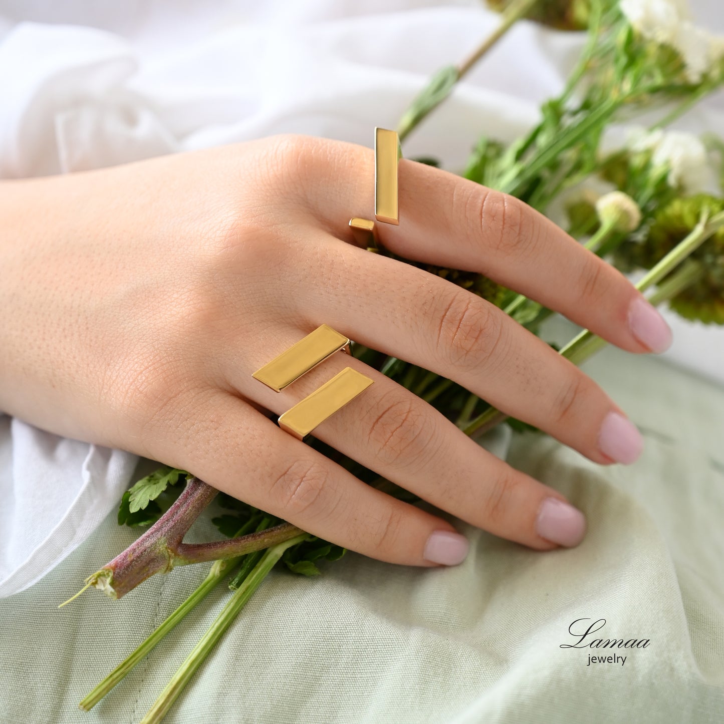 18K GOLD RINGS