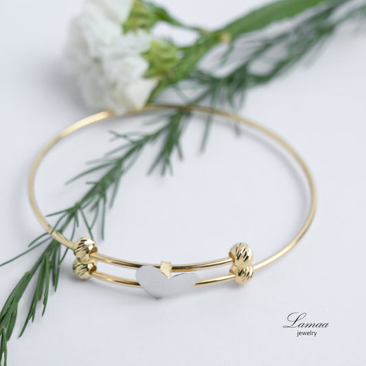 18K GOLD BANGLE