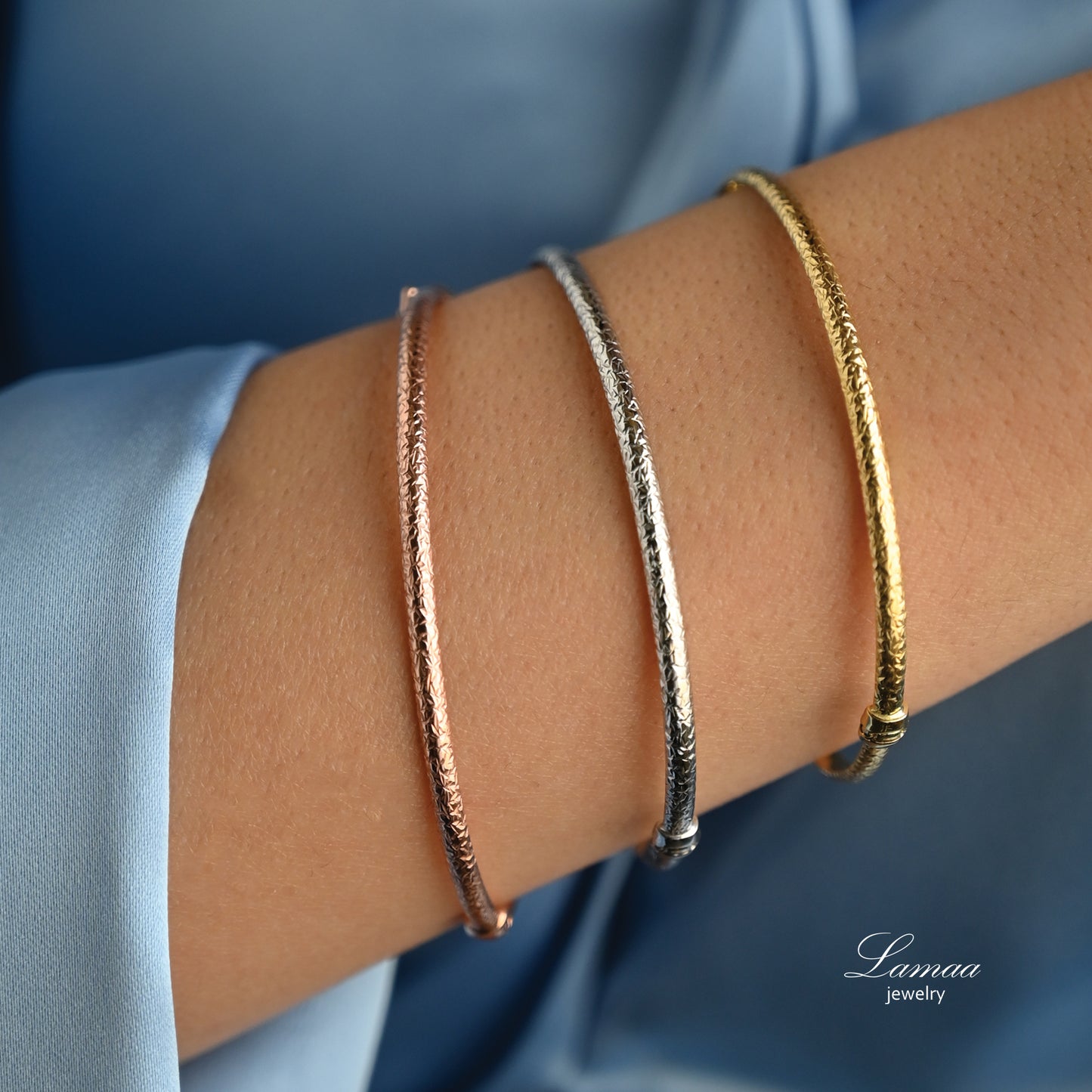 18K GOLD BANGLES