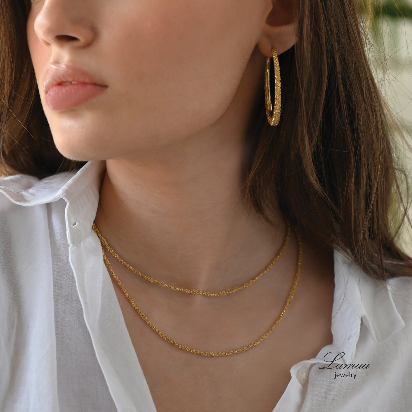 18K GOLD NECKLACE