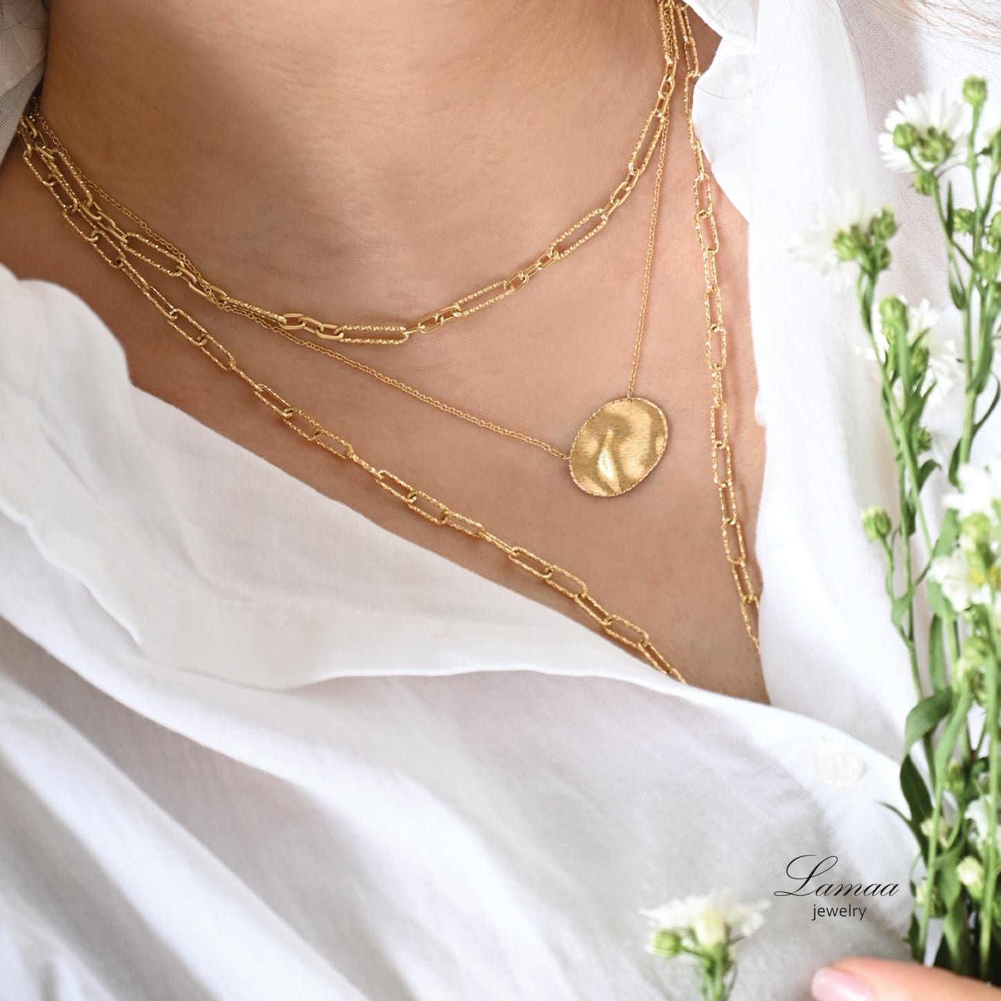 18K GOLD NECKLACES