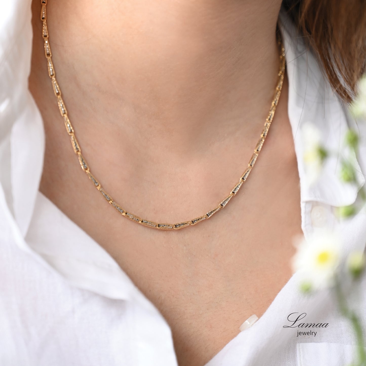 18K GOLD NECKLACE