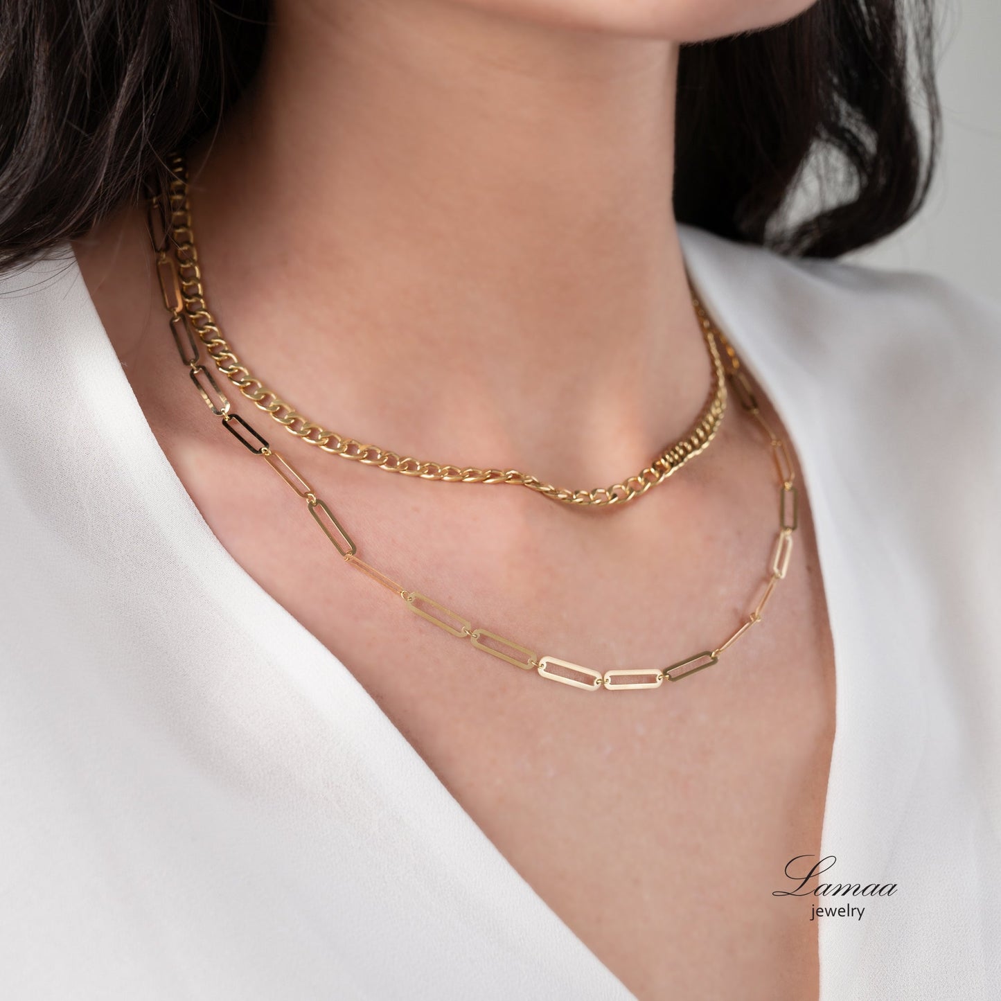 18KT GOLD NECKLACE