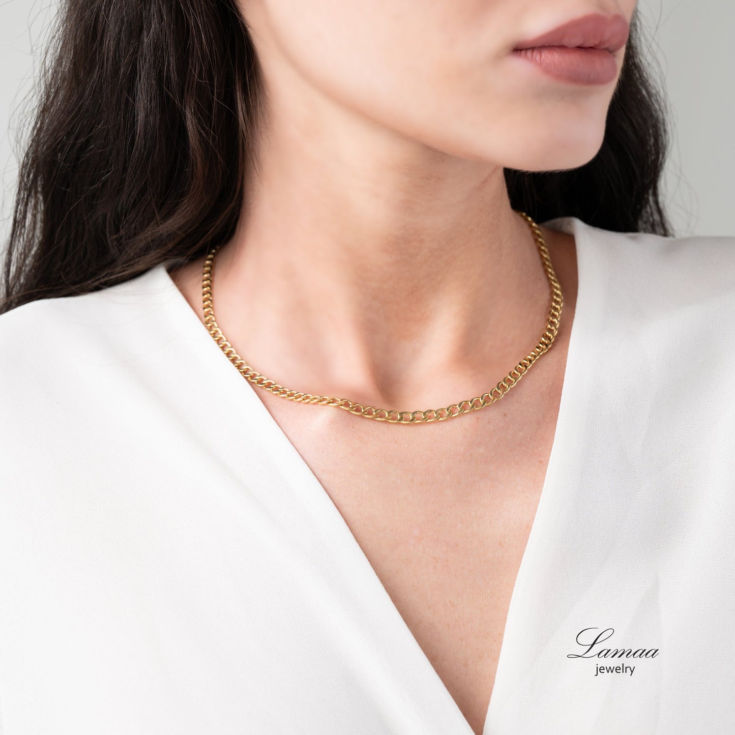 18KT GOLD NECKLACE