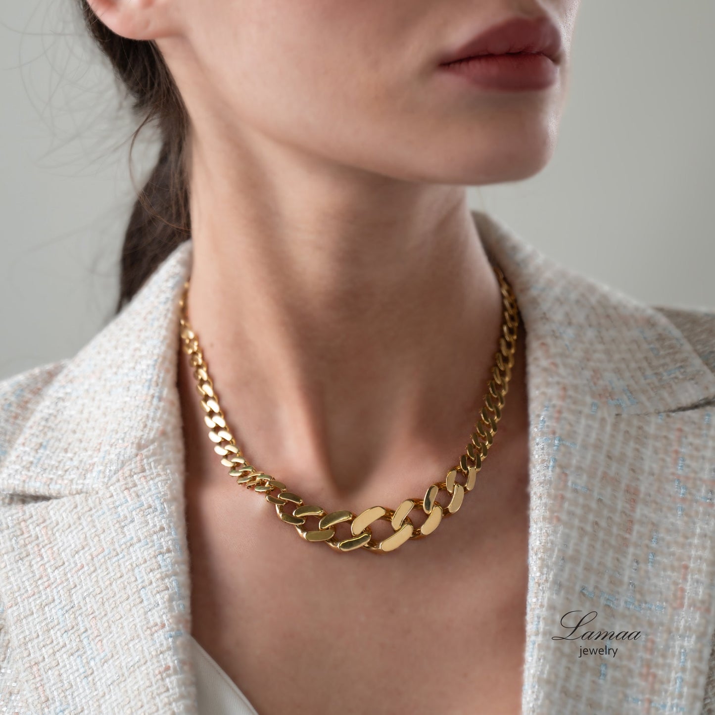18KT GOLD NECKLACE