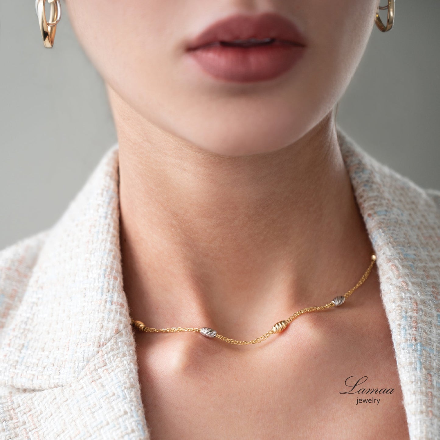 18KT GOLD NECKLACE