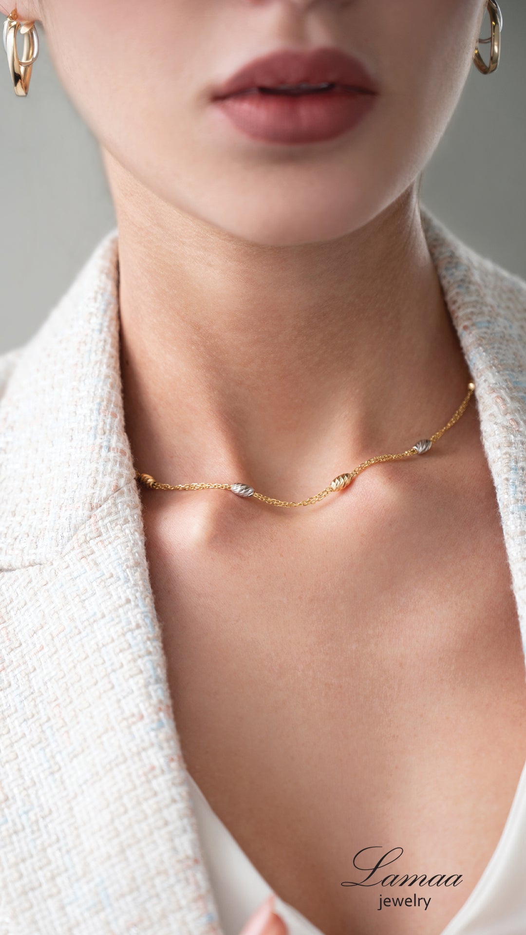18KT GOLD NECKLACE