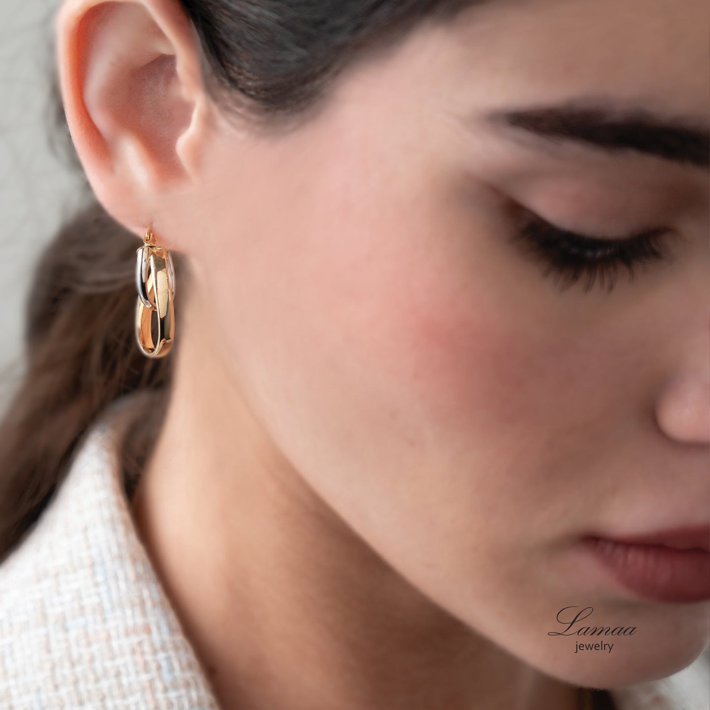 18KT GOLD EARRINGS