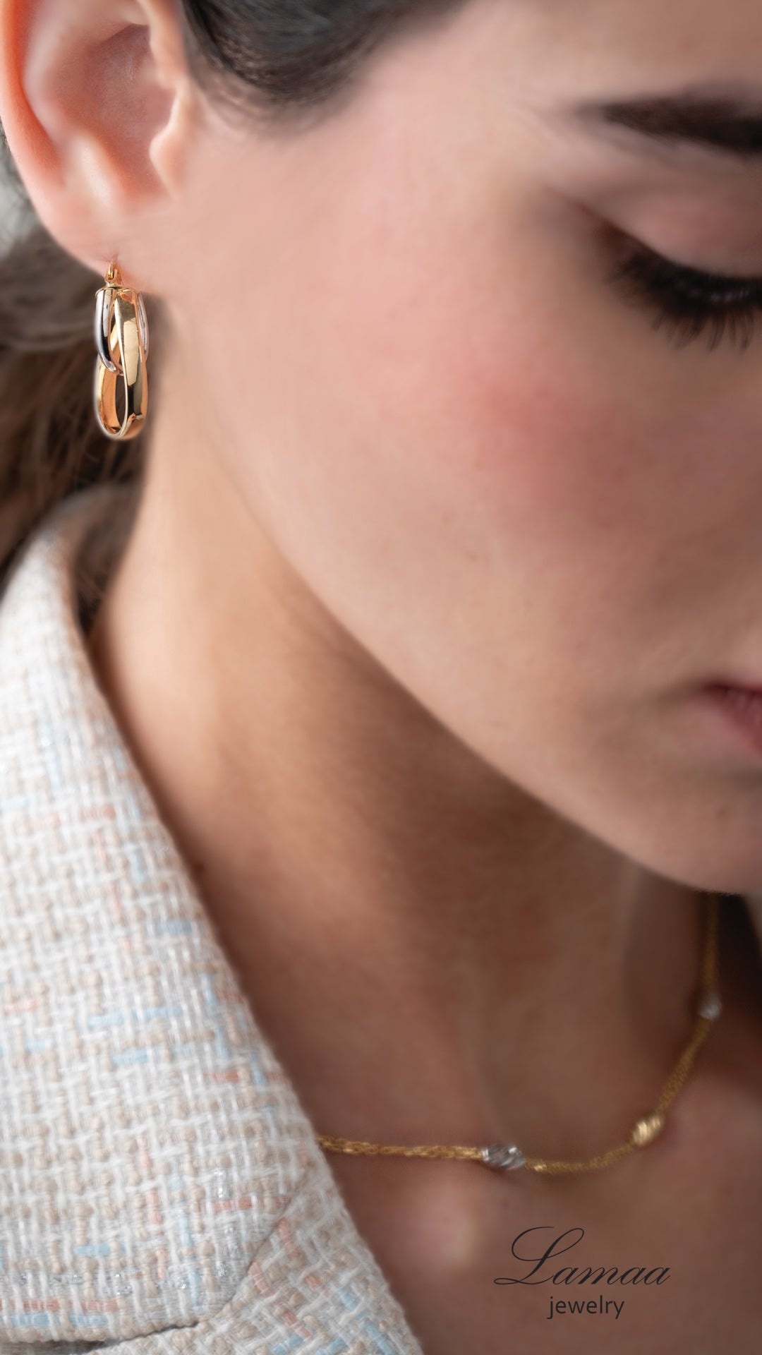 18KT GOLD EARRINGS