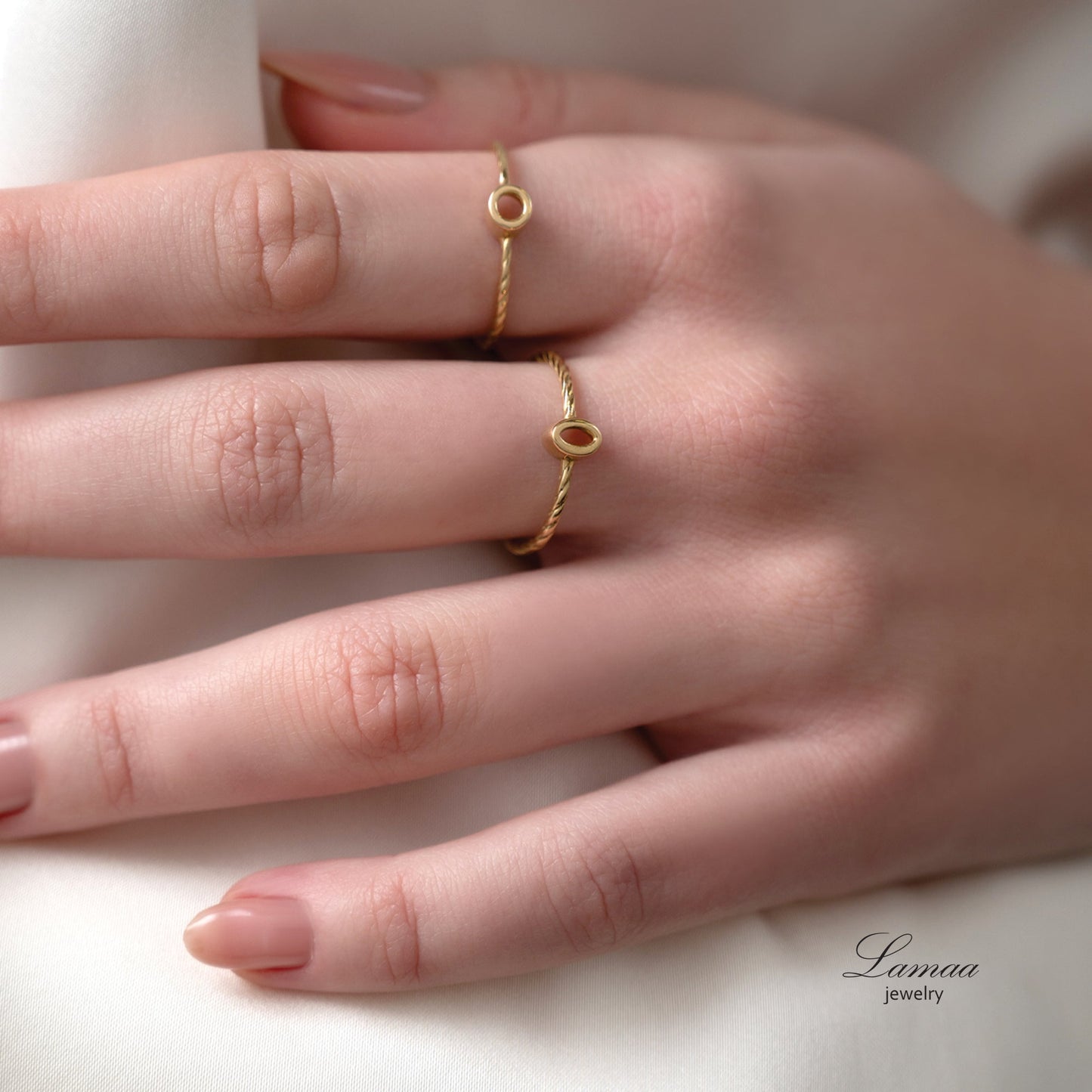 18KT GOLD RINGS