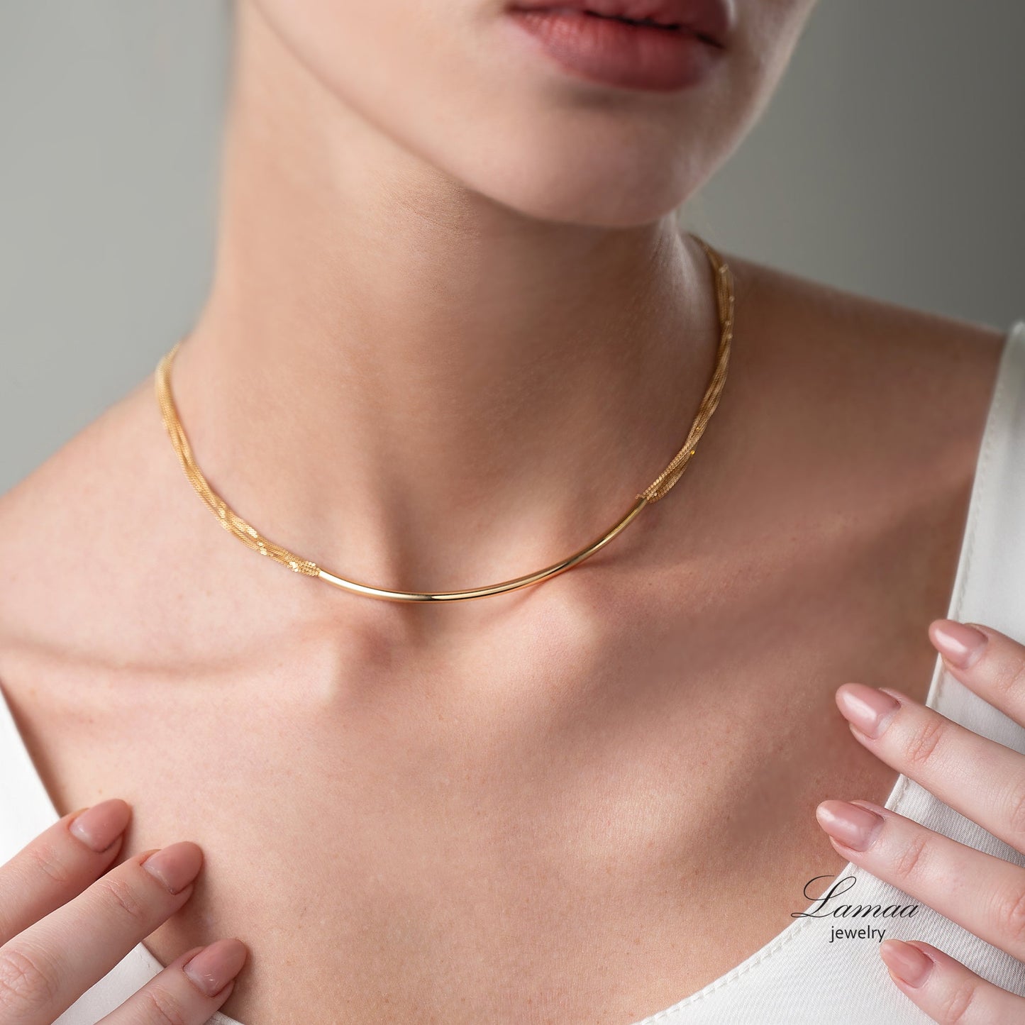 18KT GOLD NECKLACE