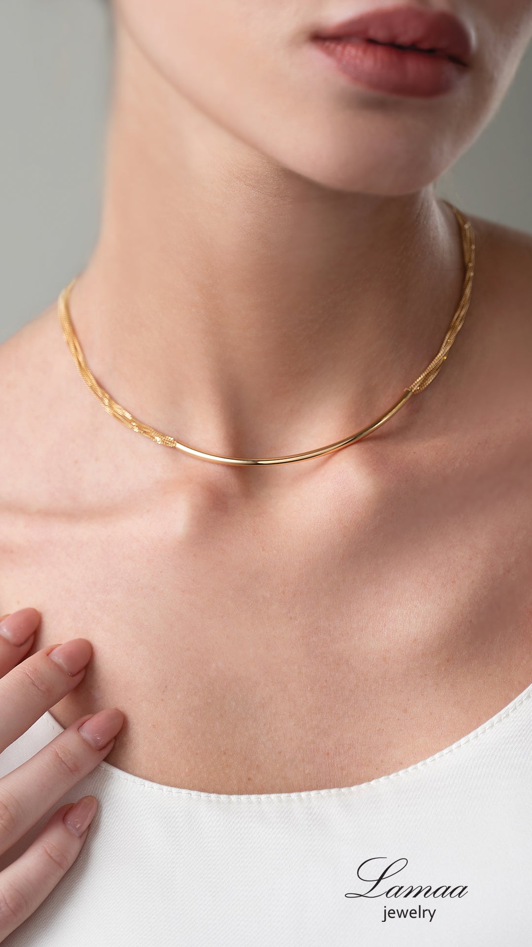 18KT GOLD NECKLACE