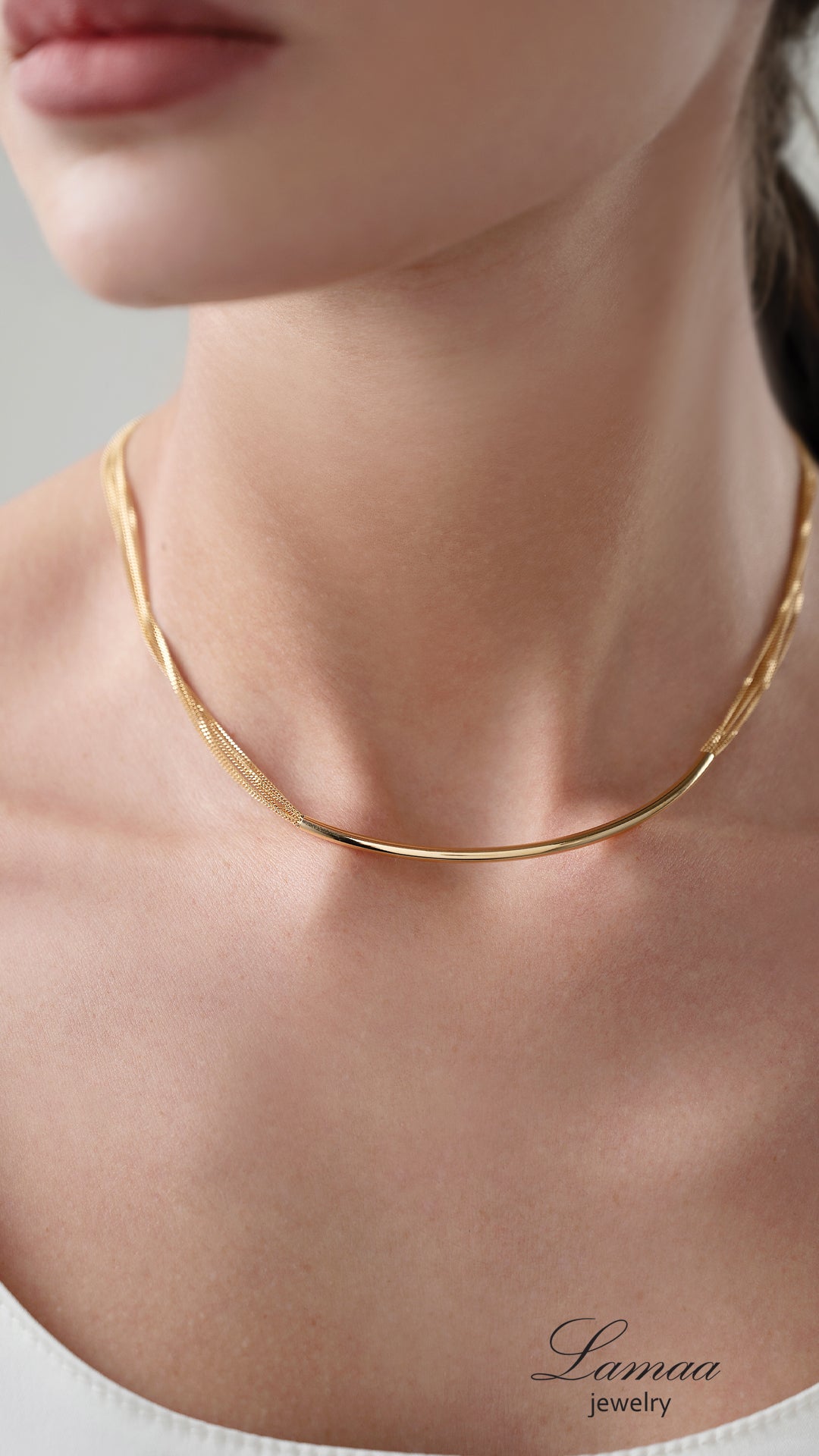18KT GOLD NECKLACE