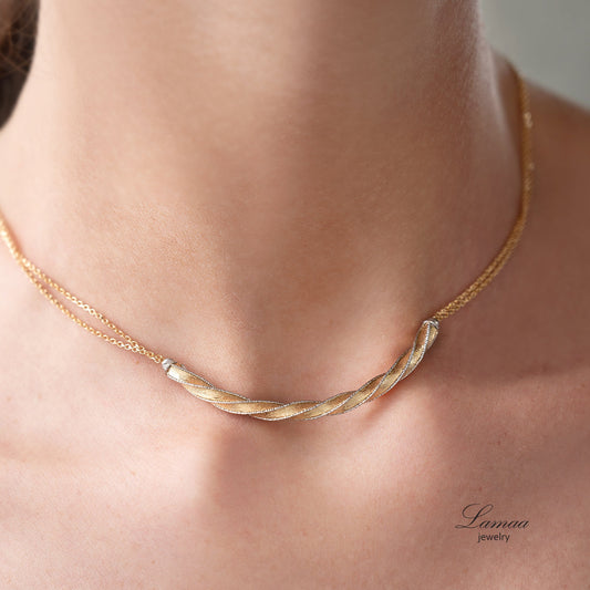 18KT GOLD NECKLACE
