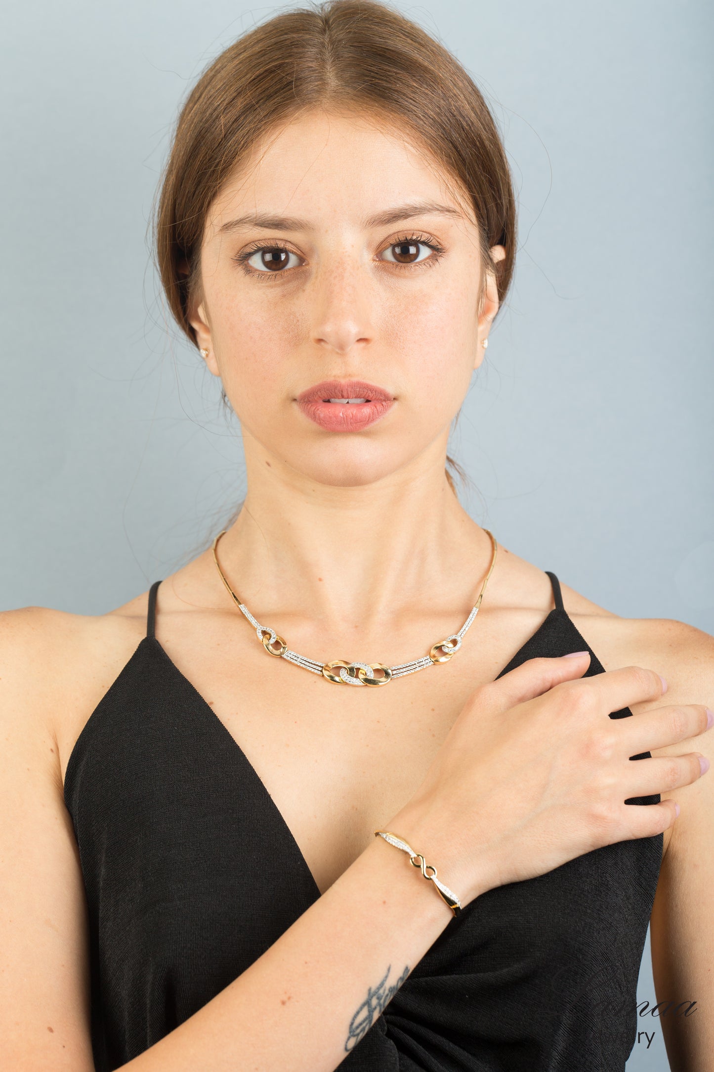 18K YELLOW GOLD SET