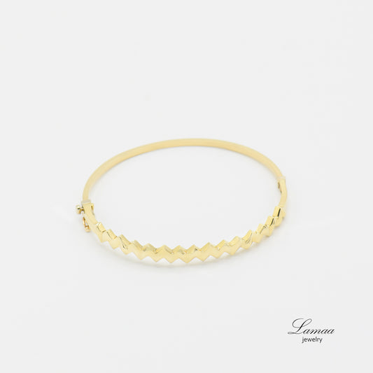 18K GOLD BANGLE