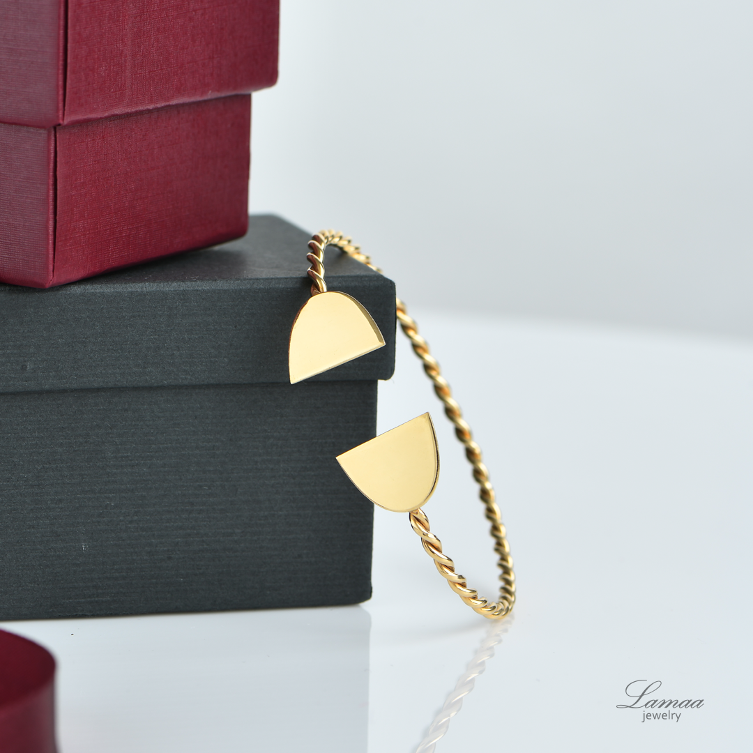 18K GOLD BANGLE