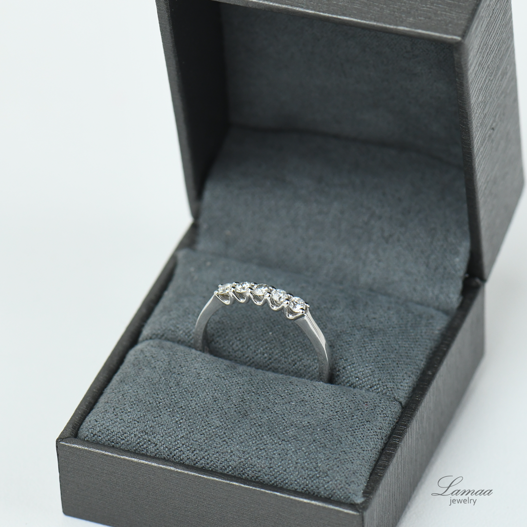 18K WHITE GOLD DIAMOND TWINS