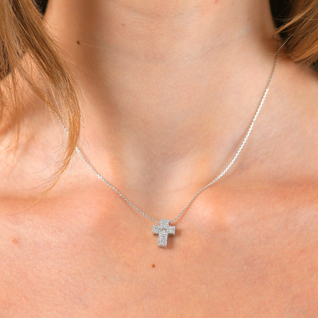 DIAMOND 18KT GOLD NECKLACE