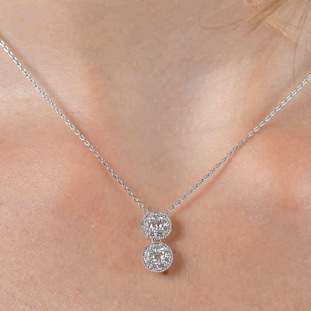 DIAMOND 18KT GOLD NECKLACE
