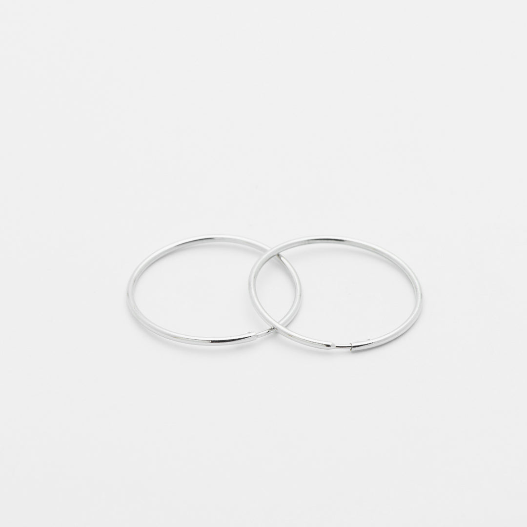 18K WHITE GOOLD EARRINGS