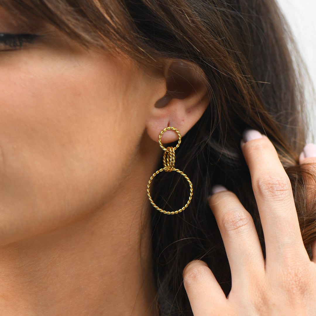 18K GOLD EARRINGS
