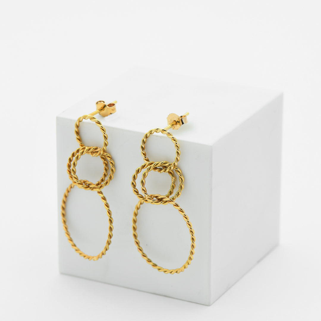 18K GOLD EARRINGS