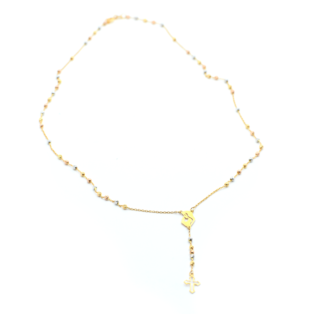 18K GOLD ROSARY