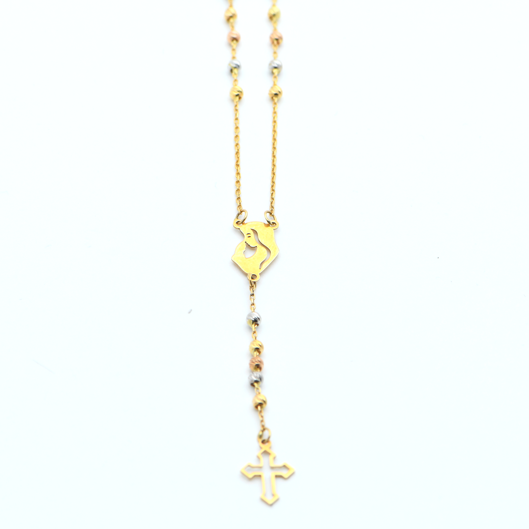 18K GOLD ROSARY