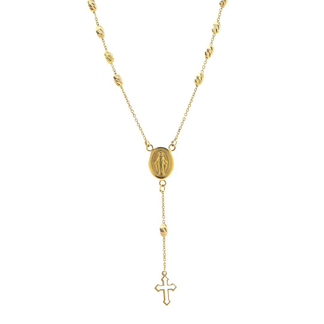 18K GOLD ROSARY