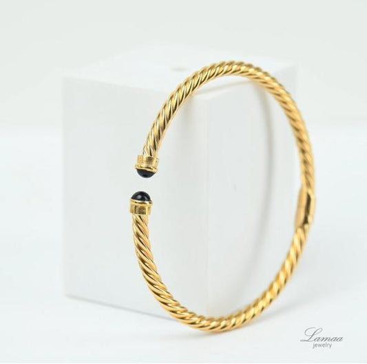 18K GOLD BANGLE