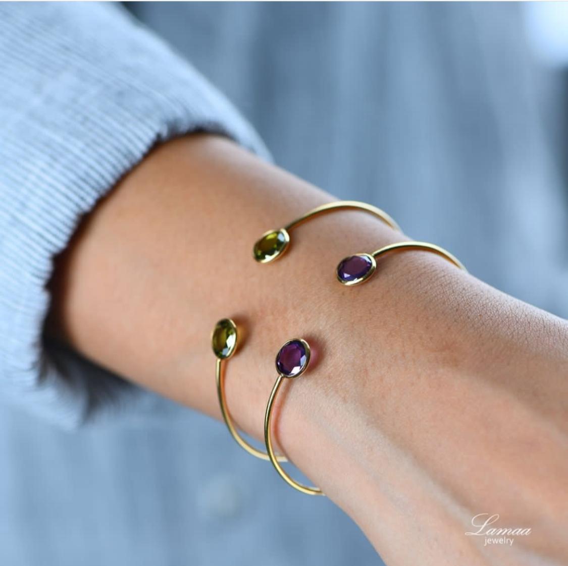 18K GOLD BANGLE