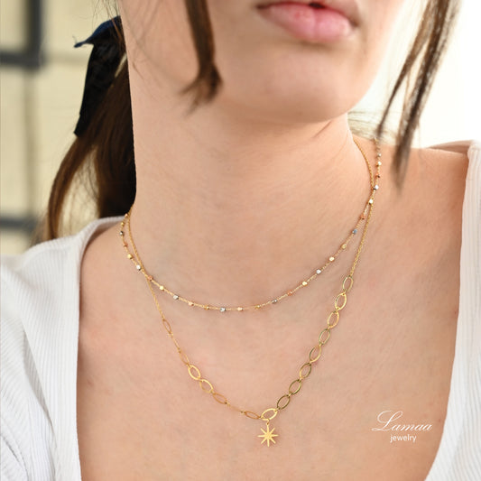 18K GOLD NECKLACE