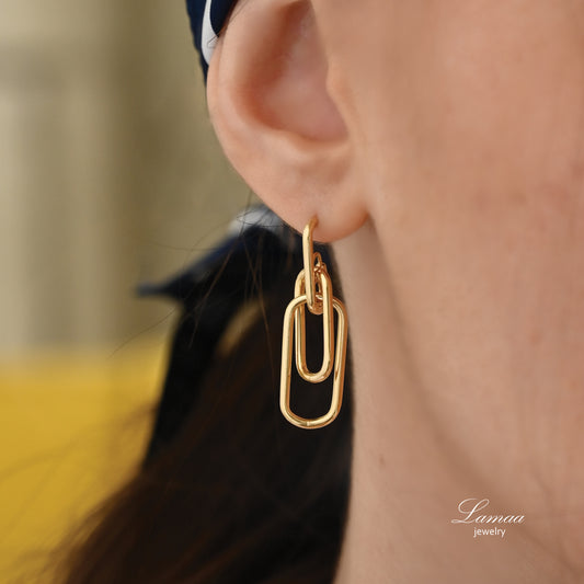 18K GOLD EARRINGS
