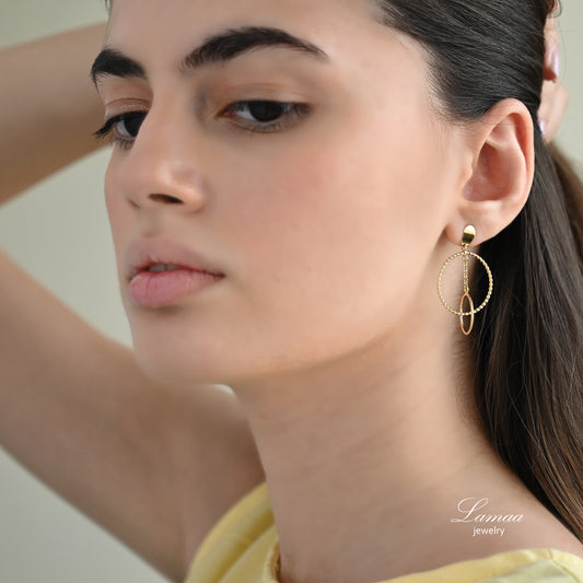 18K GOLD EARRINGS