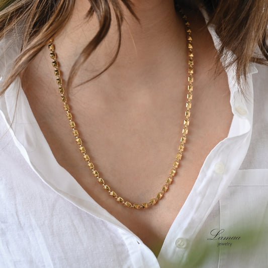 18K GOLD NECKLACE