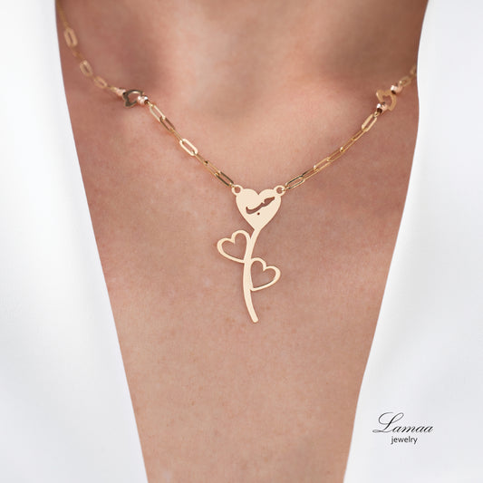 18KT GOLD NECKLACE