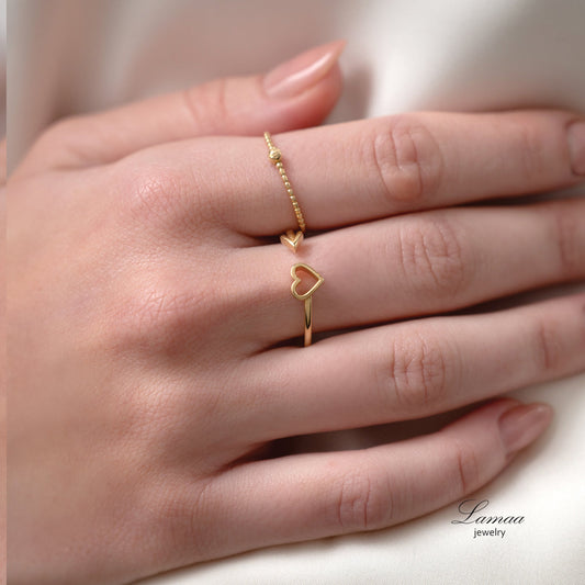 18KT GOLD RINGS