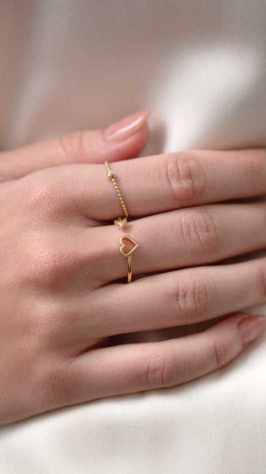 18KT GOLD RINGS