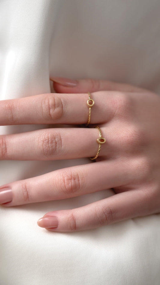 18KT GOLD RINGS