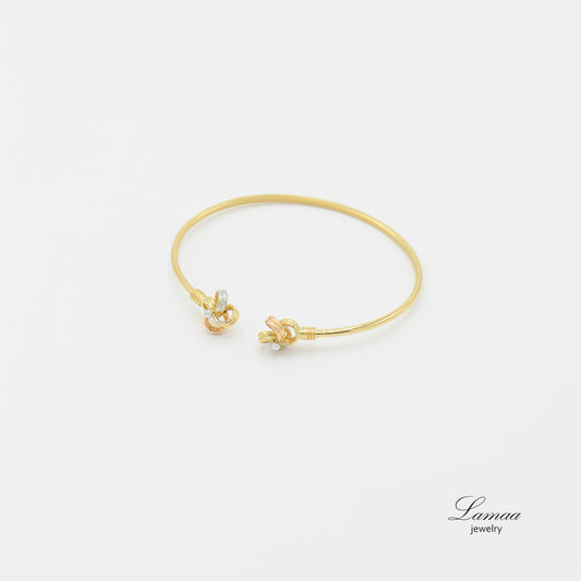 18K GOLD BANGLE