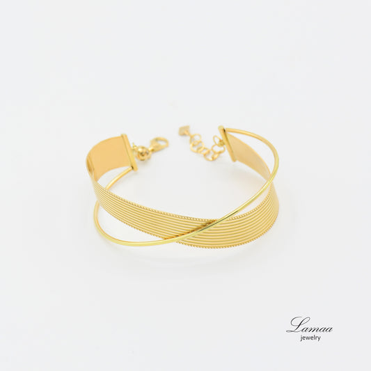 18K GOLD BANGLE