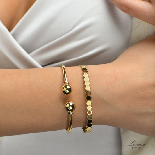 18K GOLD BANGLES