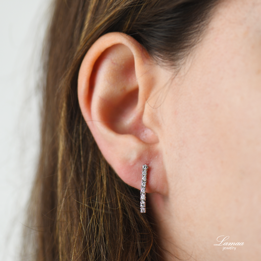 DIAMOND 18K GOLD EARRINGS