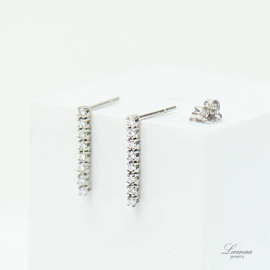DIAMOND 18K GOLD EARRINGS