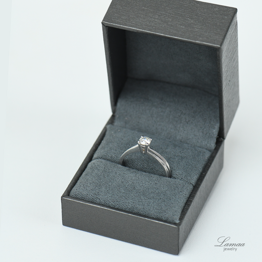 18K WHITE GOLD DIAMOND TWINS