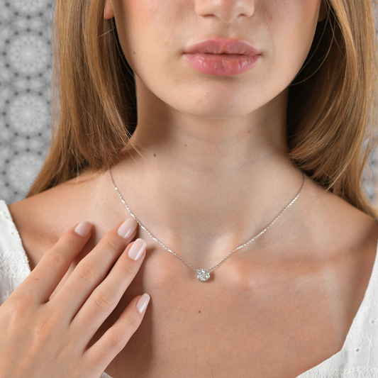 DIAMOND 18KT GOLD NECKLACE