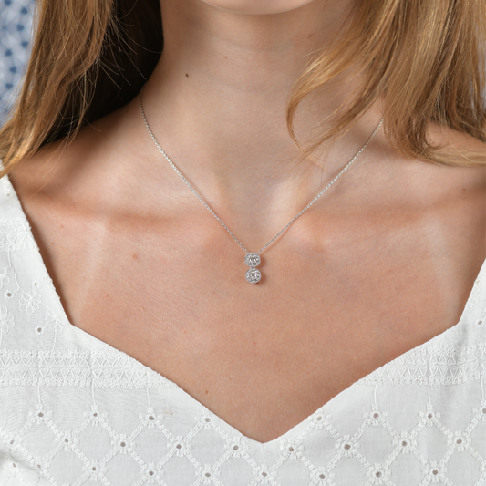 DIAMOND 18KT GOLD NECKLACE