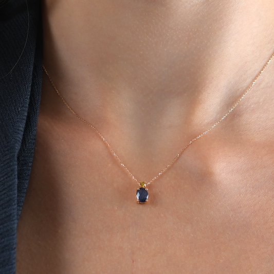 DIAMOND 18KT GOLD NECKLACE