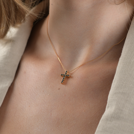 DIAMOND 18KT GOLD NECKLACE